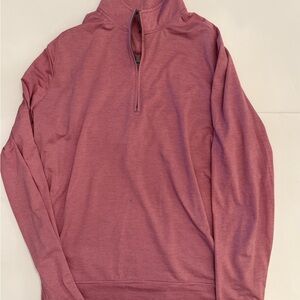 johnnie-O Men's Rose Quarter Zip-Up Pullover (M)